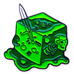 Punk Anime Game Dice Badges Sword Skull Enamel Pins Jewelry Lapel Pin Bag