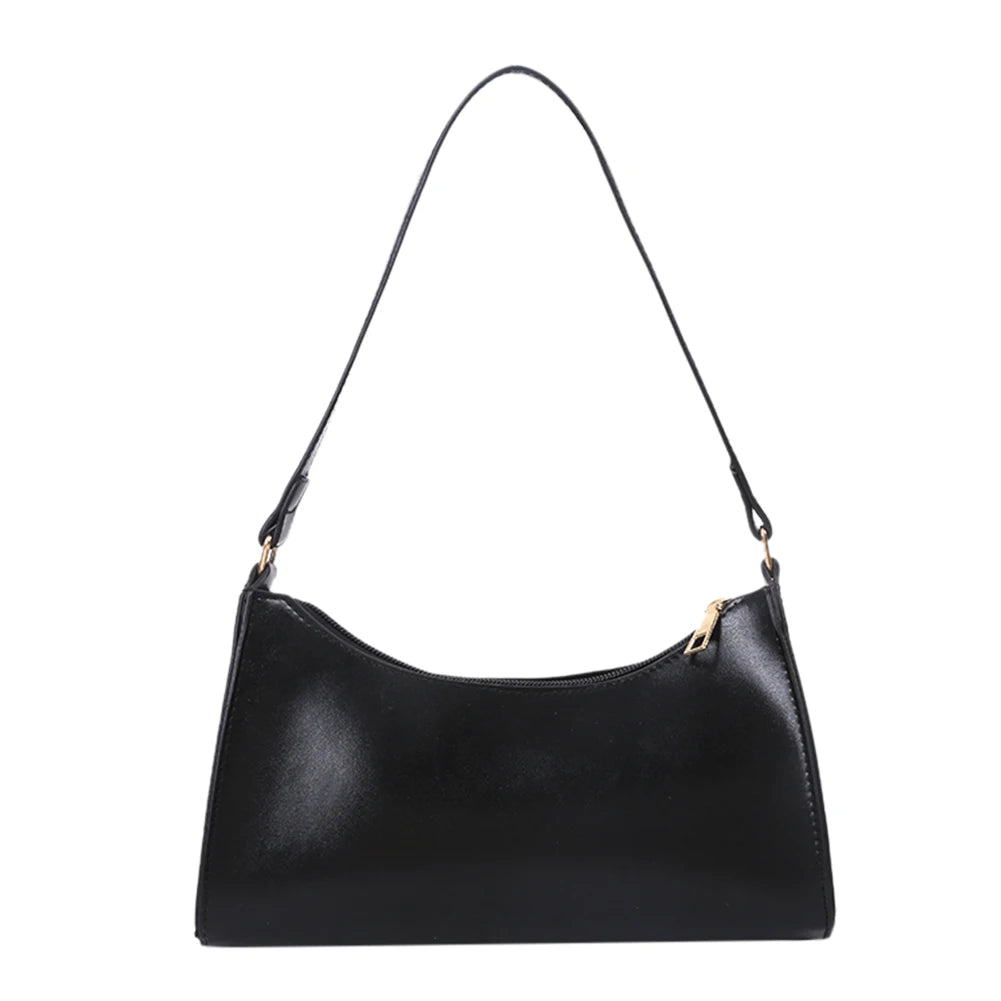 Pure Women Handbag PU Leather Totes Shoulder Bags Female Small Travel Underarm P