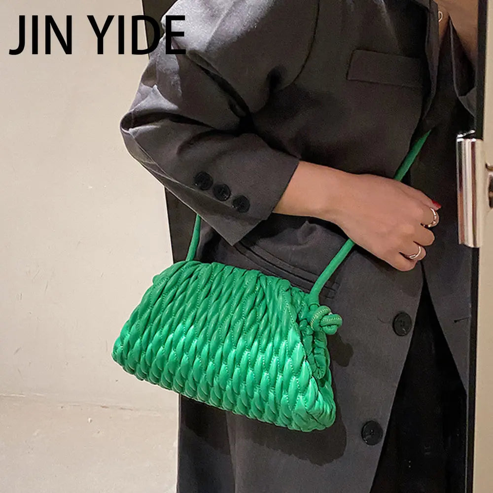 Quilted Cloud Bag Women Shoulder Bag Suture Crossbody Bags for Women
