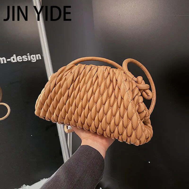 Quilted Cloud Bag Women Shoulder Bag Suture Crossbody Bags for Women