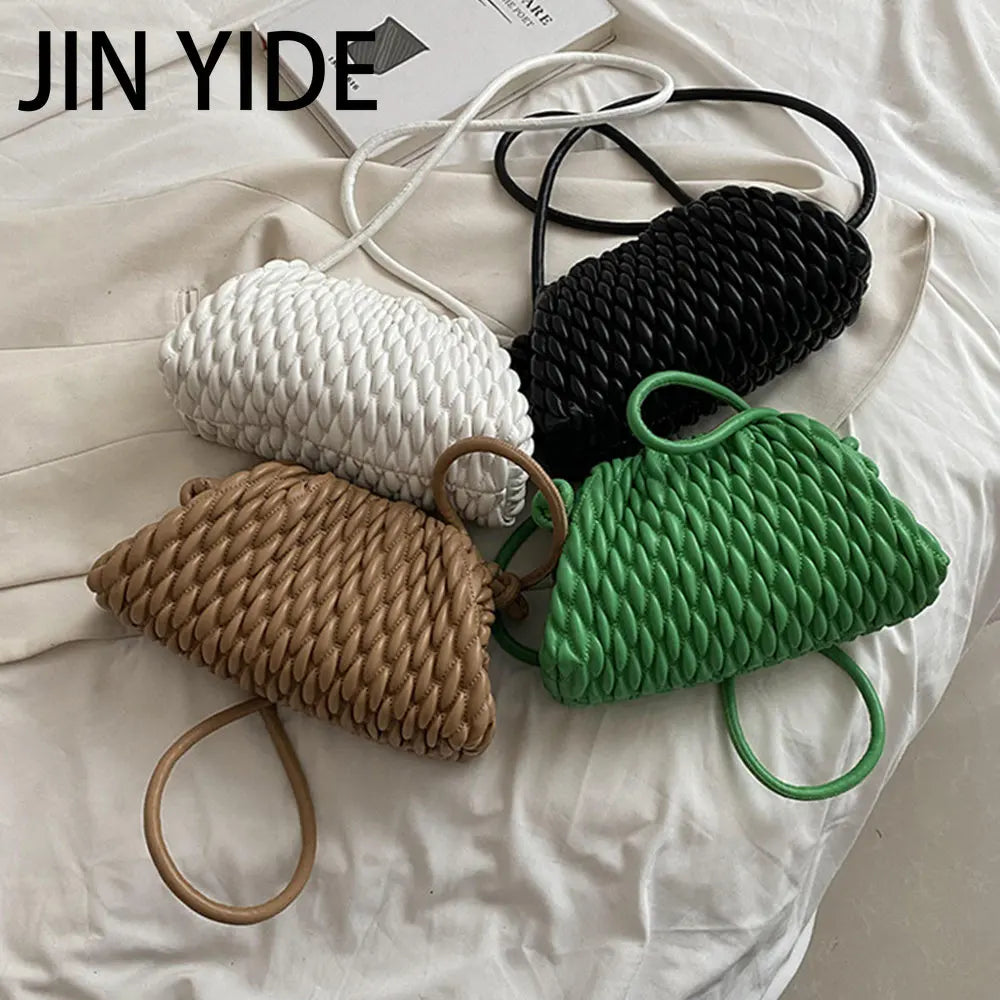 Quilted Cloud Bag Women Shoulder Bag Suture Crossbody Bags for Women