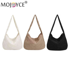 Quilted Nylon Large Capacity Shoulder Handbag for Women