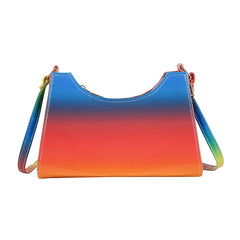 Rainbow Women's Shoulder Underarm Bag Pu Leather Ladies Crossbody Bags