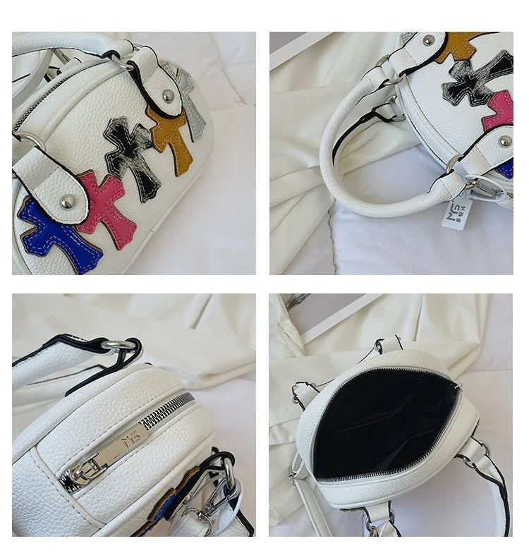 Gothic Retro Bowling Bag Cross-body Pillow Bag
