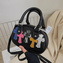 Gothic Retro Bowling Bag Cross-body Pillow Bag