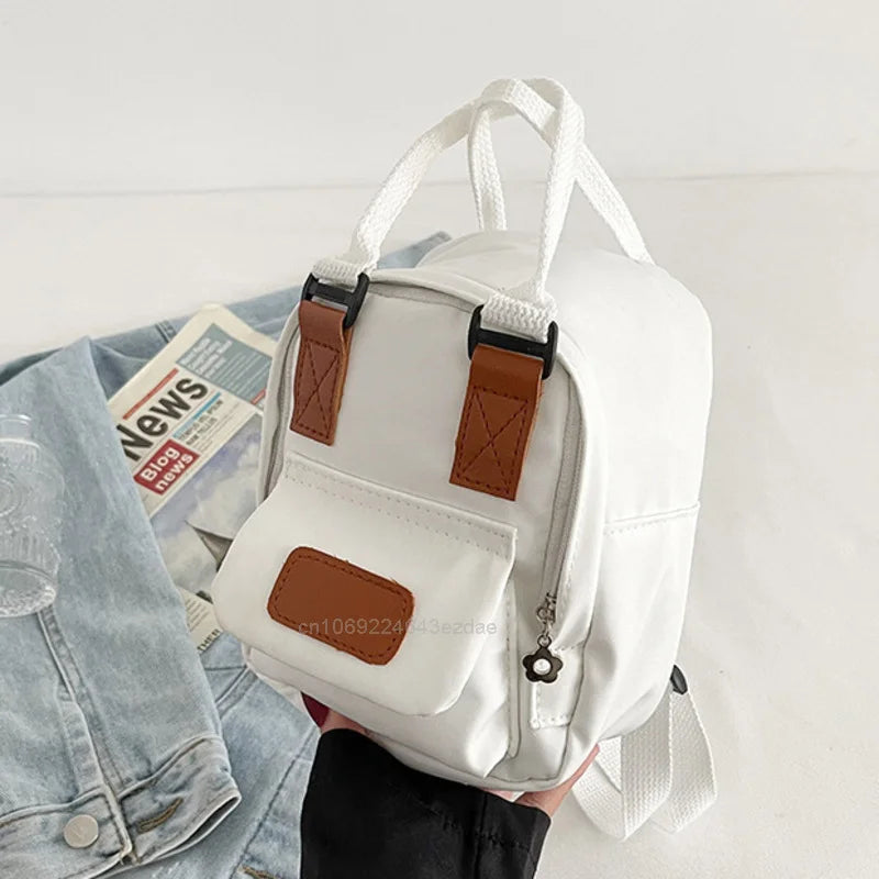 Retro Style Backpack Women Small Shoulder Bags Y2k Girl Travel Bag