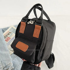 Retro Style Backpack Women Small Shoulder Bags Y2k Girl Travel Bag