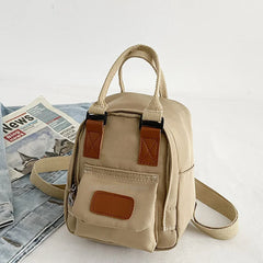 Retro Style Backpack Women Small Shoulder Bags Y2k Girl Travel Bag