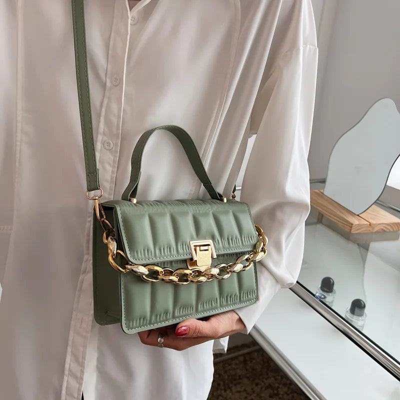 Retro Crossbody Bag Women's Shoulder Bag Small Square Bag