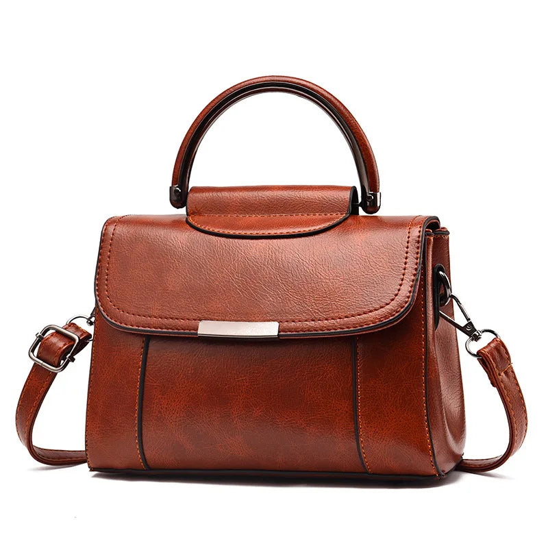 Vintage Small Shoulder Bag Women's Retro Messenger Handbag