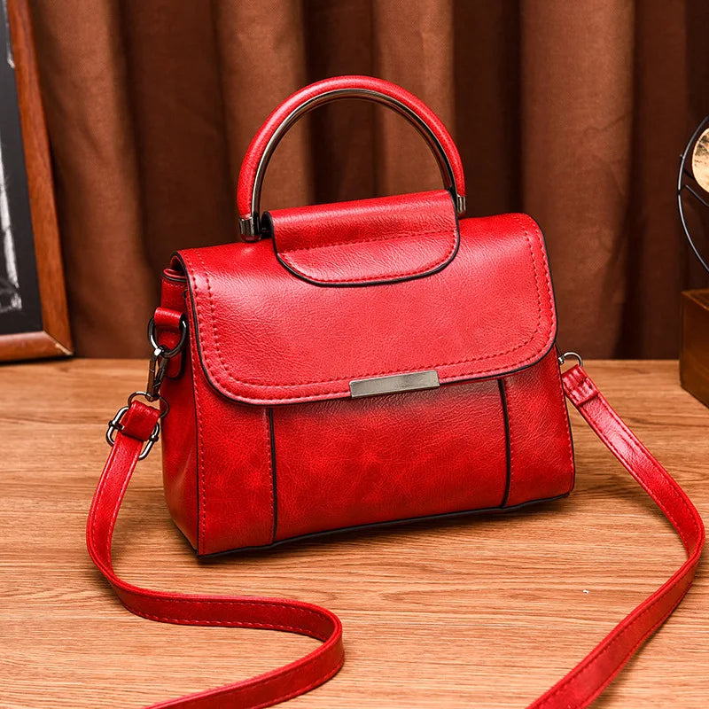 Vintage Small Shoulder Bag Women's Retro Messenger Handbag