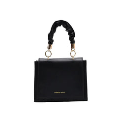 Retro Square Shoulder Hand Bag PU Leather Small Top-Handle Bag Women Crossbody