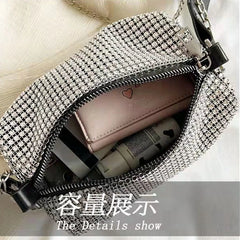 Rhinestone Crossbody Bag Chain Evening Clutch Tote