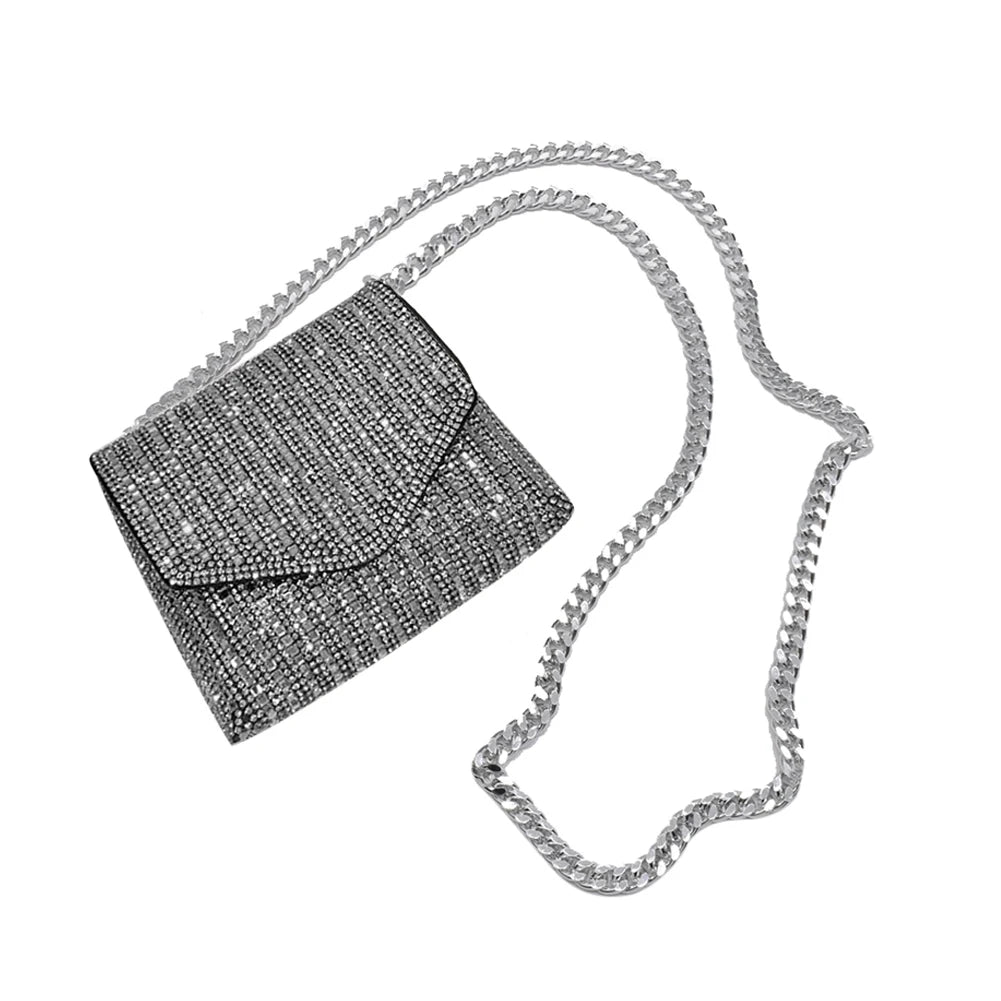 Rhinestone Evening Bag Envelope Handbags Small Party Clutch Purses