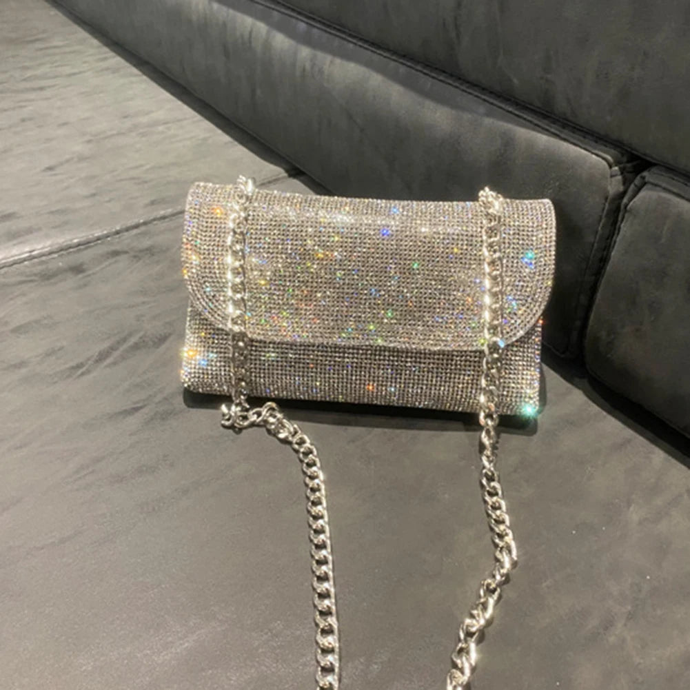 Rhinestone Evening Bag Envelope Handbags Small Party Clutch Purses