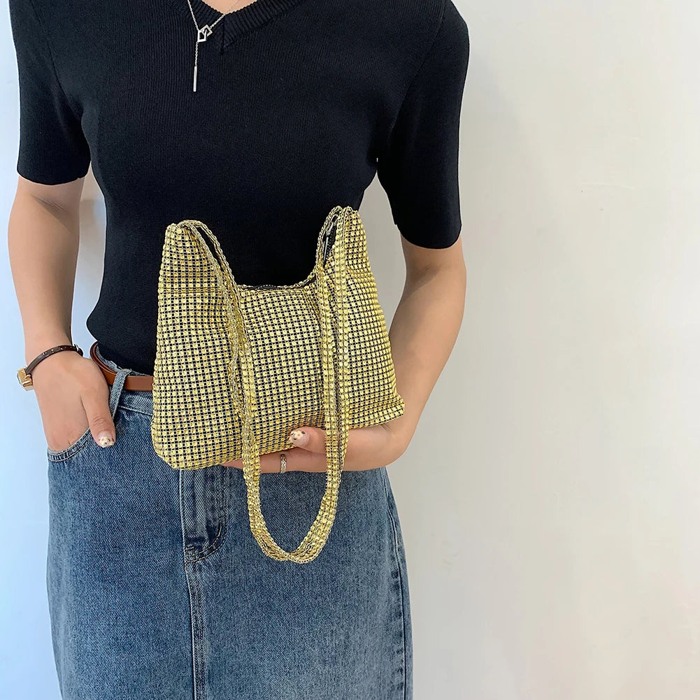 Rhinestone Evening Clutch Tote Purse for Women