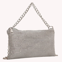 Rhinestone Shoulder Messenger Bag Chain Shoulder Bags Female