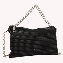 Rhinestone Shoulder Messenger Bag Chain Shoulder Bags Female