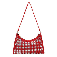 Rhinestone Women Handbag Tote Bag Ladies Diamond Female Travel Shoulder Top-Hand