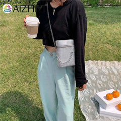 Rhinestones Crystal Shoulder Bag Diamond Bucket Clutches