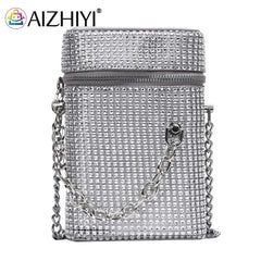 Rhinestones Crystal Shoulder Bag Diamond Bucket Clutches