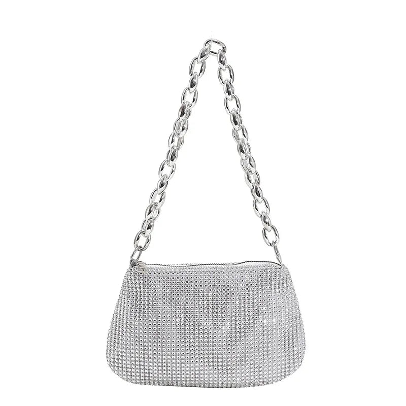 Rhinestones Clutch Bag Crystal Evening Party Wedding Handbag
