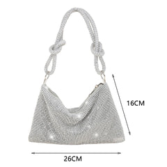 Rhinestones Evening Clutch Bag for Women Dinner Party Wedding Purses