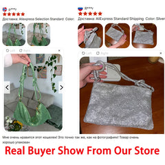 Rhinestones Evening Clutch Bag for Women Dinner Party Wedding Purses