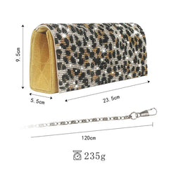 Rhinestones Evening Clutch Bag for Women Dinner Party Wedding Purses Handbag