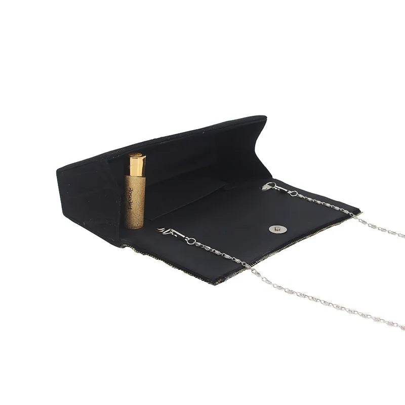 Rhinestones Evening Clutch Bag for Women Dinner Party Wedding Purses Handbag