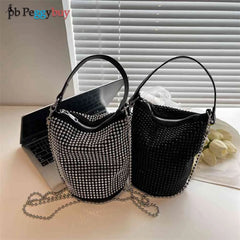 Crystal Rhinestones Evening Shoulder Bag for Women
