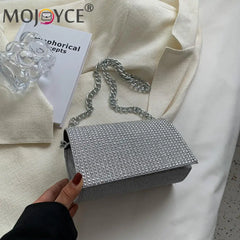 Rhinestones Evening Shoulder Bag for Women