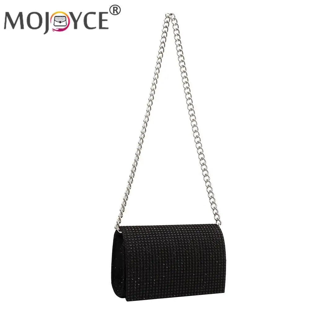 Rhinestones Evening Shoulder Bag for Women