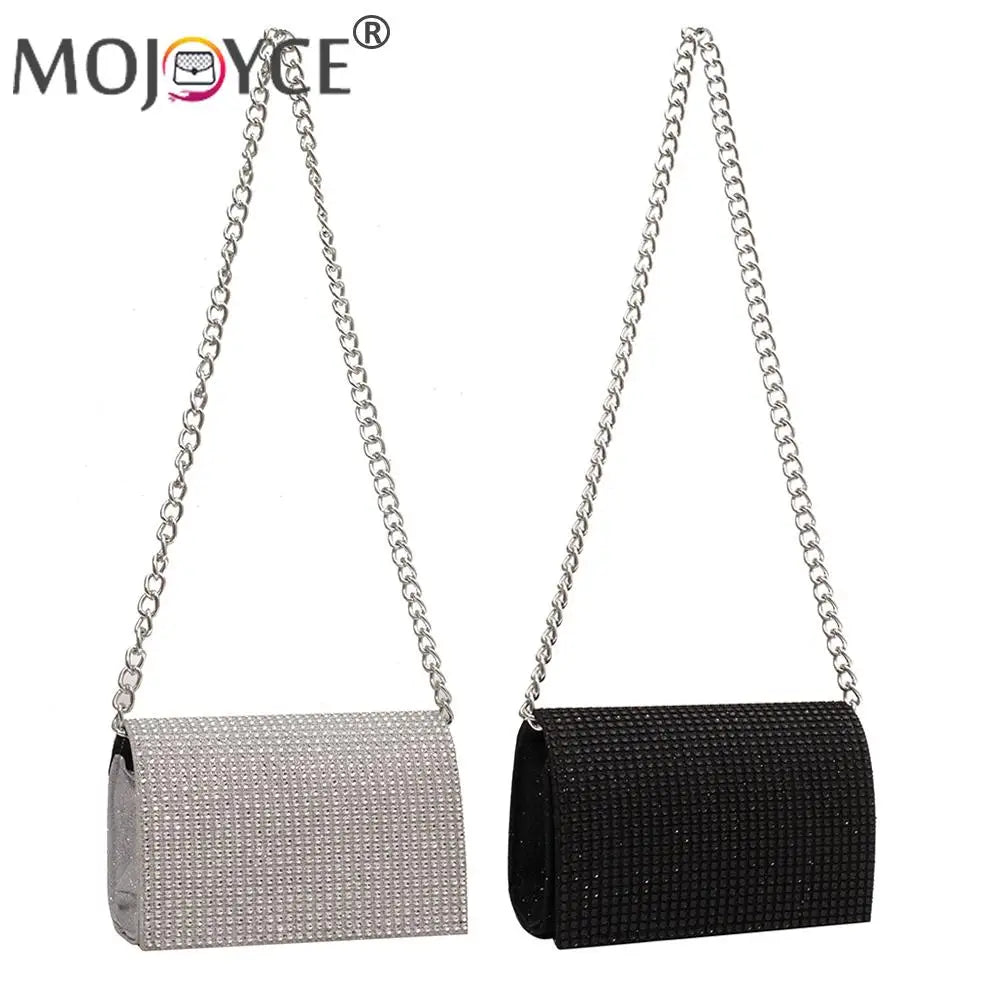 Rhinestones Evening Shoulder Bag for Women