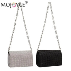 Rhinestones Evening Shoulder Bag for Women
