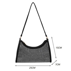 Rhinestones Evening Shoulder Bag Women Dinner Party Wedding Handbag