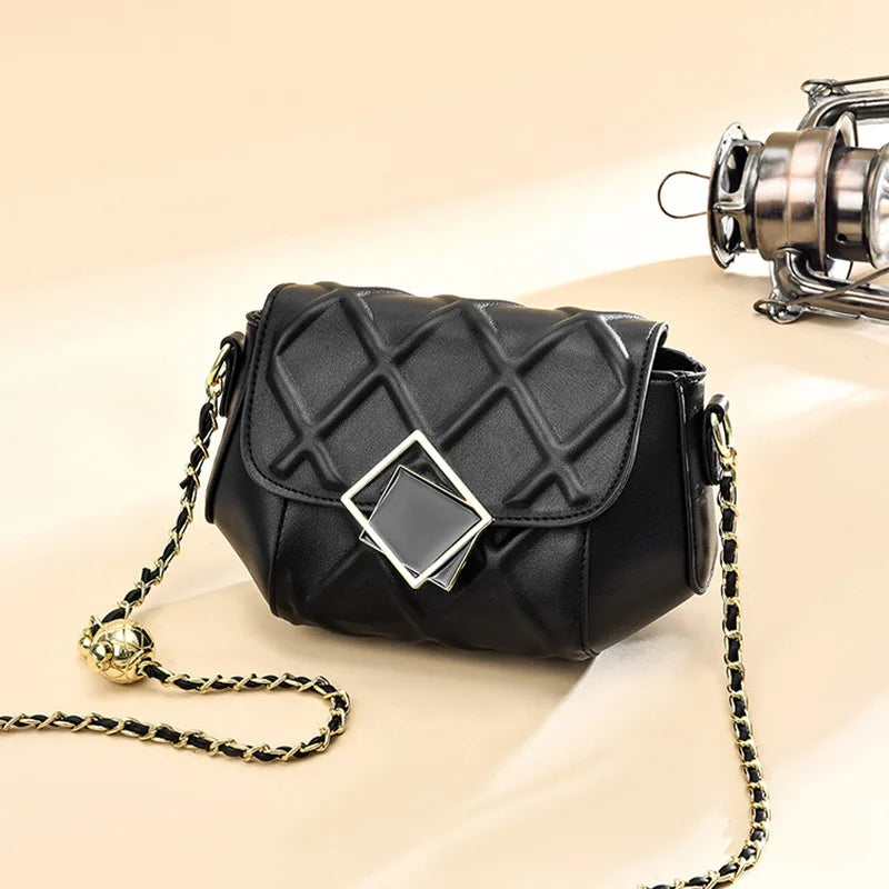 Rhombus Small Square Bag Women's Chain Shoulder Bag