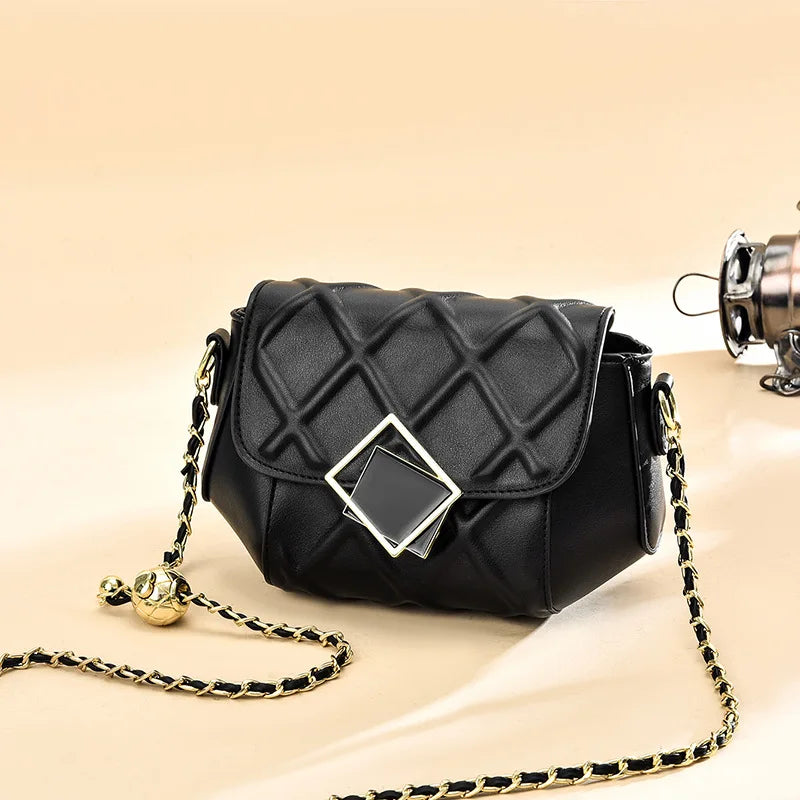 Rhombus Small Square Bag Women's Chain Shoulder Bag