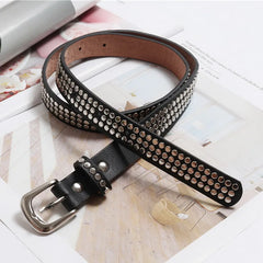 Rivet Fanny Pack Small Women Waist Bag Phone Pouch Punk Belt Bag
