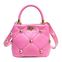 Rivet Shoulder Bag Women's Crossbody Handbag Purse Female Phone Pack