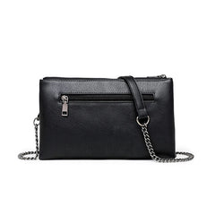 Rivet Women Crossbody Bag PU Leather Wrist Strap Clutch Purses