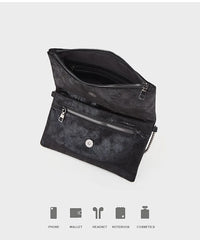 Rivet Women Messenger Bag PU Leather Ladies Shoulder Bag Crossbody Envelopes Clu