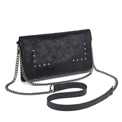 Rivet Women Messenger Bag PU Leather Ladies Shoulder Bag Crossbody Envelopes Clu