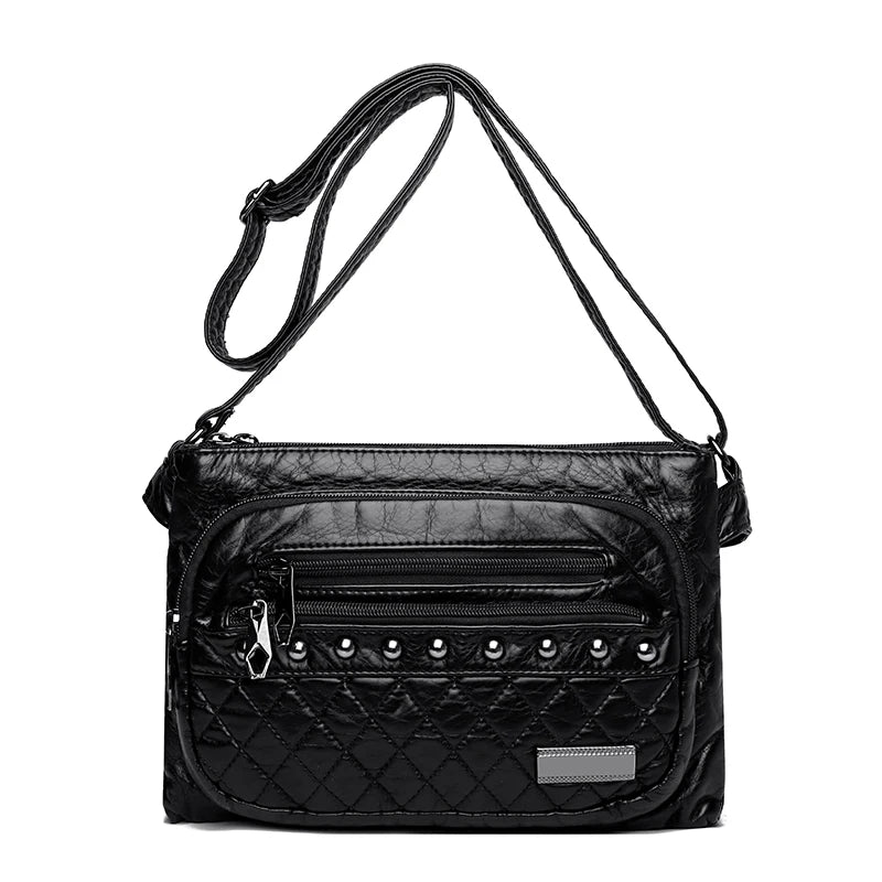 Soft Leather Shoulder Bag Crossbody Handbag Wallet