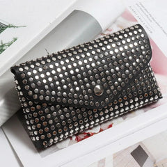 Rivets Waist Pack Fanny Pack Small Women Waist Bag Phone Pouch Punk Belt Bag