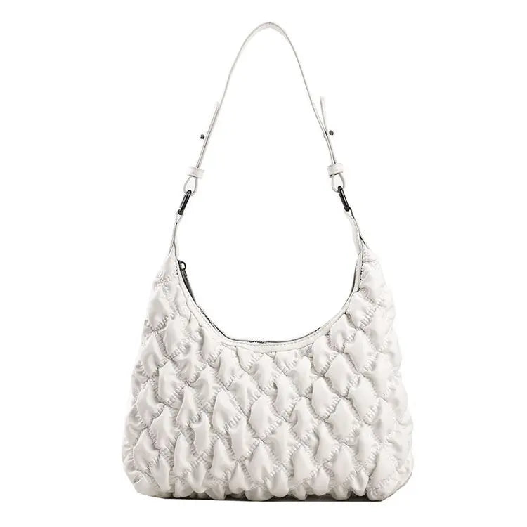 Women Shoulder Bags Padded Handbags PU Leather Crossbody