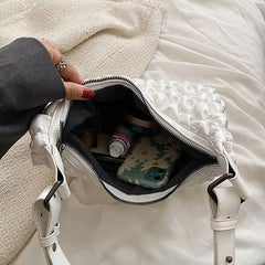 Women Shoulder Bags Padded Handbags PU Leather Crossbody
