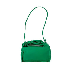 Ruched Square Women Handbags Shoulder Bags Soft Pu Leather Crossbody Bag