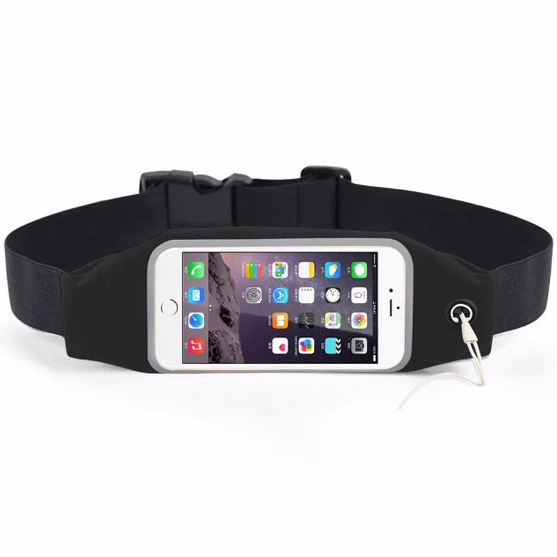 Outdoor Running Waist Bag Phone Touch Screen Pocket Adjustable Sport Belt Bag