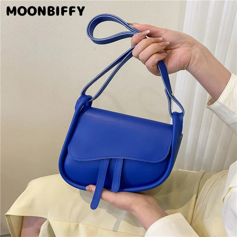 Small Shoulder Bag Women PU Leather Crossbody Messenger